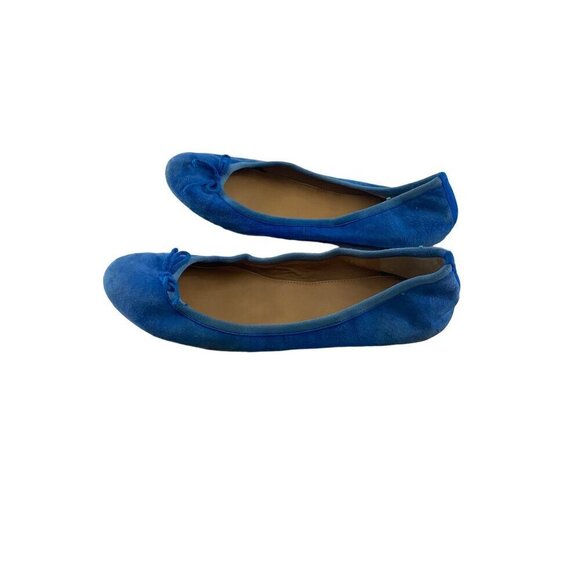 J.Crew Women's Blue Suede Casual Flats - 9 - Picture 1 of 10
